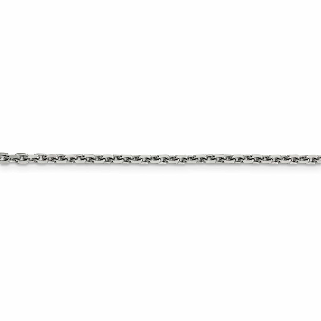 Lovely Rita's Chains 14k White Gold 2.50mm Solid D.C Cable Chain