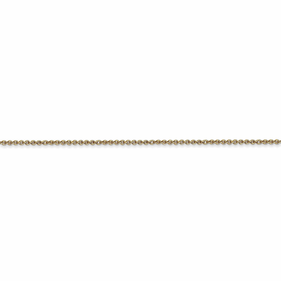 Lovely Rita's Chains 14k Yellow Gold 1.00mm Solid Polish Cable Chain