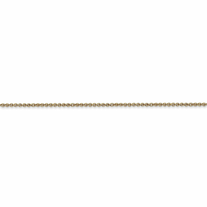 Lovely Rita's Chains 14k Yellow Gold 1.00mm Solid Polish Cable Chain
