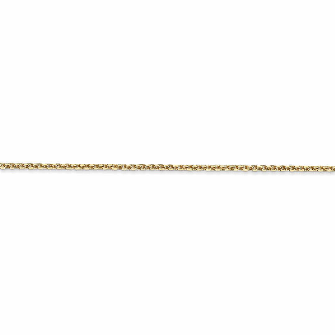 Lovely Rita's Chains 14k Yellow Gold 1.30mm Solid D.C Cable Chain