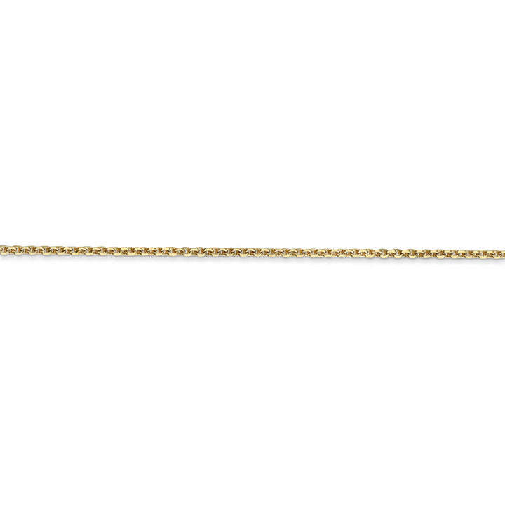 Lovely Rita's Chains 14k Yellow Gold 1.30mm Solid D.C Cable Chain