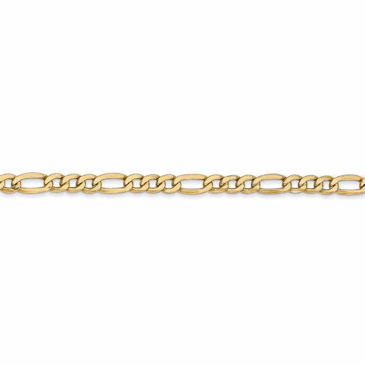 Lovely Rita's Chains 14k Yellow Gold 3.50-mm Semi Solid Figaro Chain