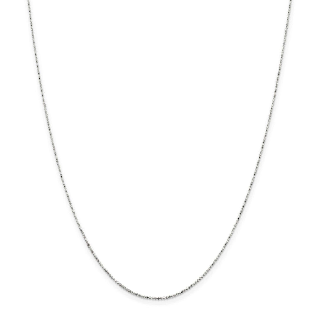 Lovely Rita's Chains 925 Sterling Silver Beaded Chain 1MM Thickness