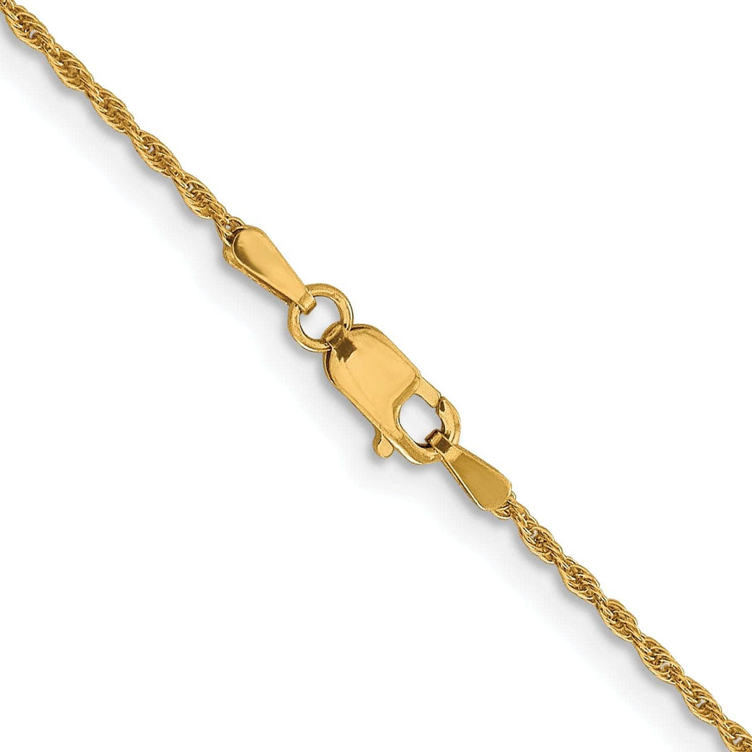 Lovely Rita's Chains Leslie 10k Yellow Gold 1.2 mm Loose Rope Chain