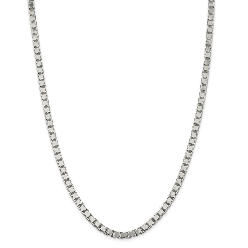 Lovely Rita's Chains Size 16 Sterling Silver Polish 4.50-mm Solid Box Chain