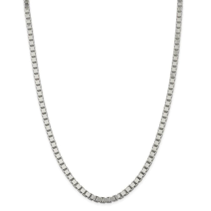 Lovely Rita's Chains Size 16 Sterling Silver Polish 4.50-mm Solid Box Chain