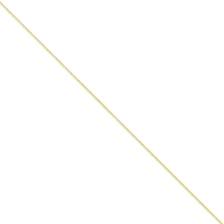Lovely Rita's Chains Size 9 14k Yellow Gold 1.30mm Solid D.C Cable Chain
