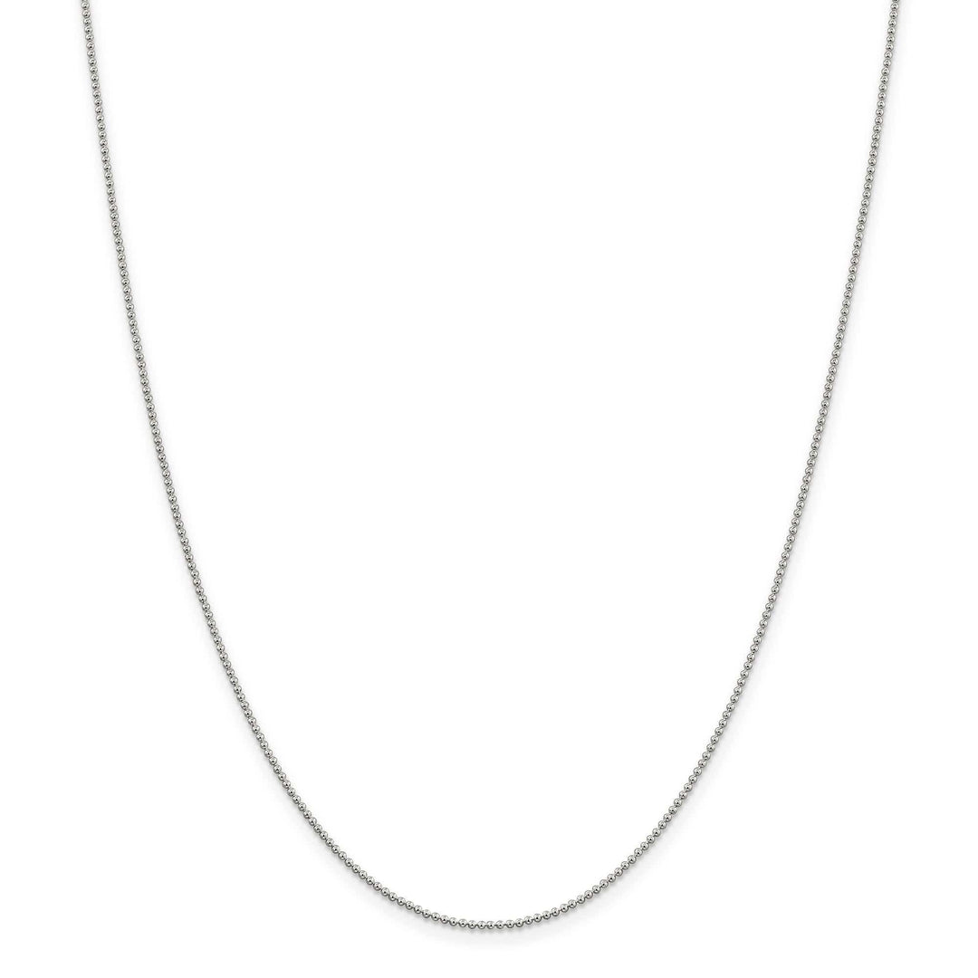 Lovely Rita's Chains Sterling Silver Beaded Chain 1.25MM