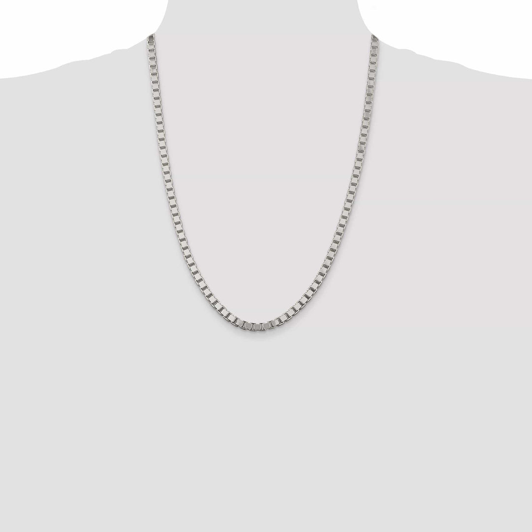 Lovely Rita's Chains Sterling Silver Polish 4.50-mm Solid Box Chain