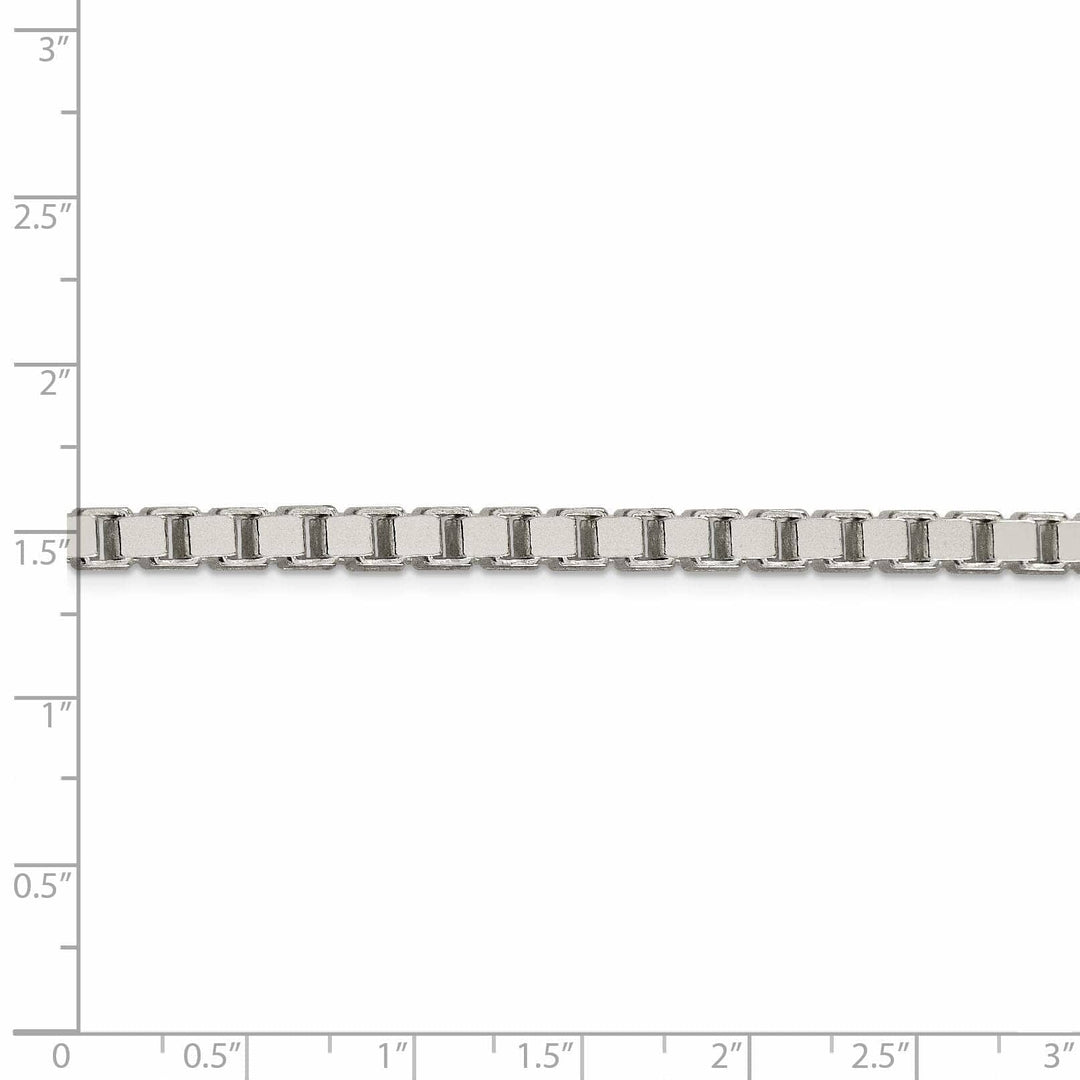 Lovely Rita's Chains Sterling Silver Polish 4.50-mm Solid Box Chain