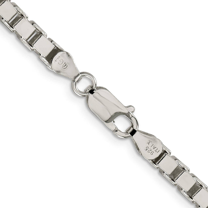 Lovely Rita's Chains Sterling Silver Polish 4.50-mm Solid Box Chain