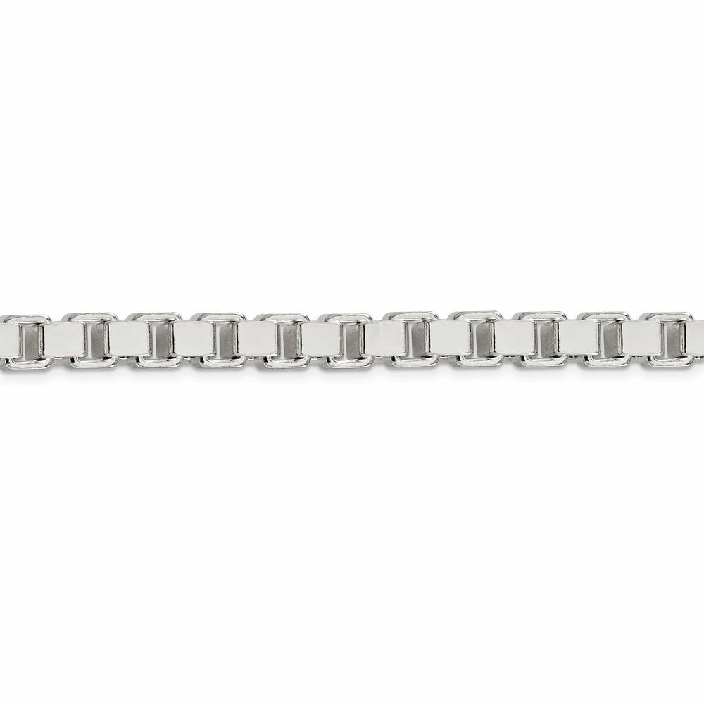 Lovely Rita's Chains Sterling Silver Polish 7.00-mm Solid Box Chain