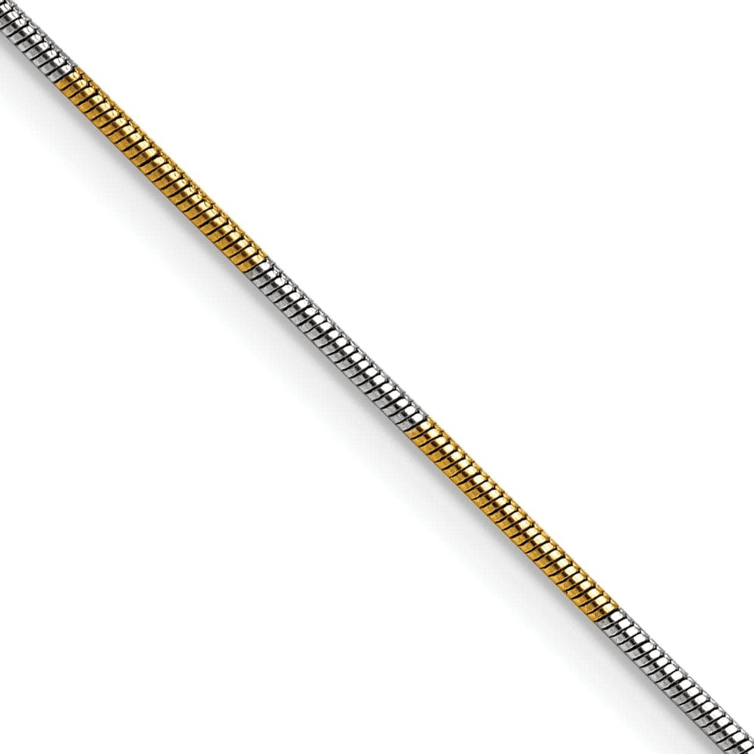 Chisel Chains White Yellow Rhodium Brass Plated Fancy Chain