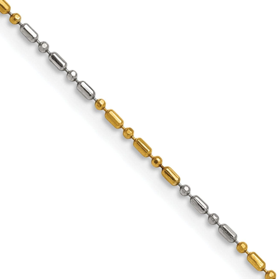 Chisel Chains White Yellow Rhodium Brass Plated Fancy Chain