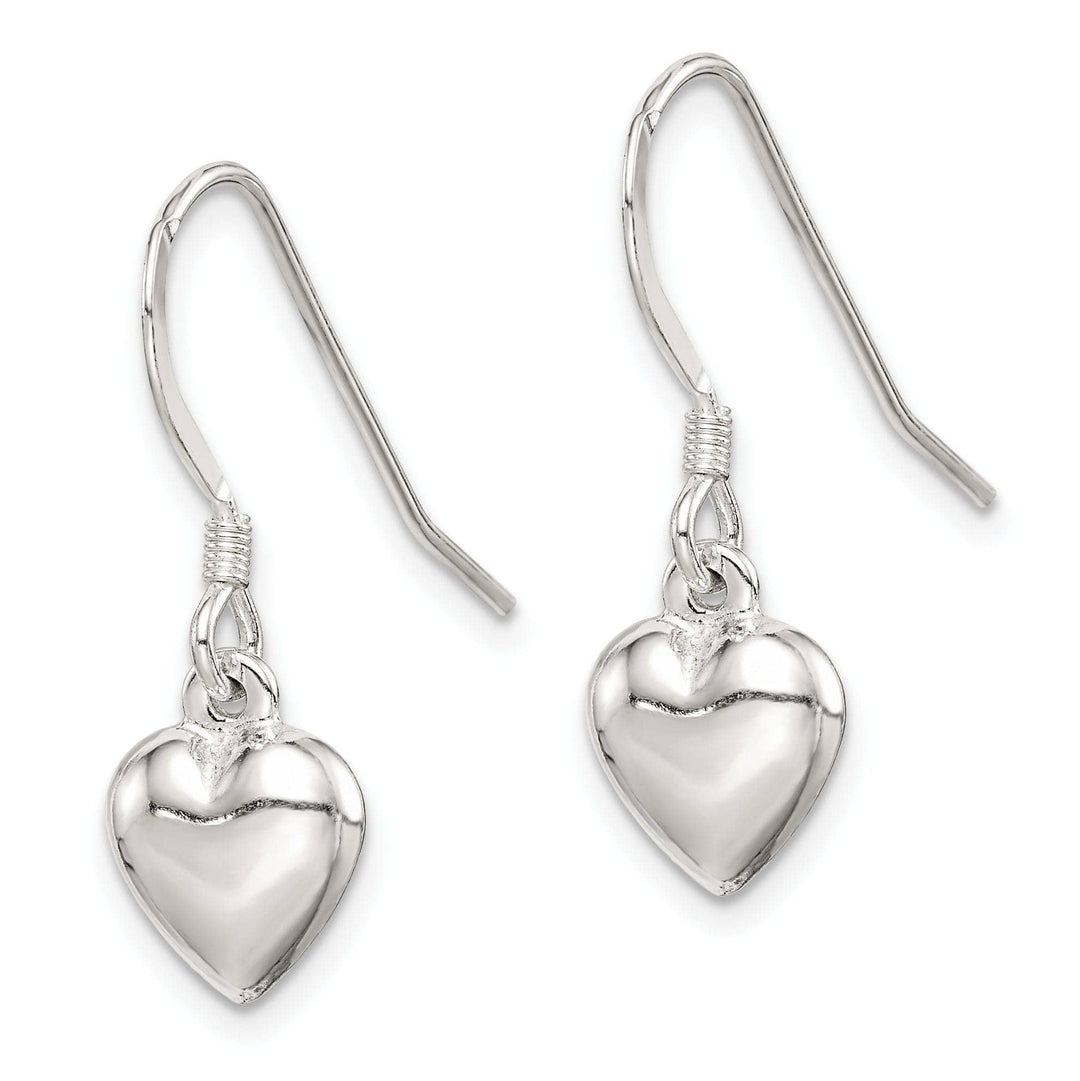 Lovely Rita's Earrings Sterling Silver Heart Dangle Earrings
