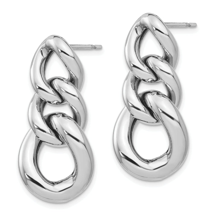 Lovely Rita's Earrings Sterling Silver Polished Dangle Post Earrings