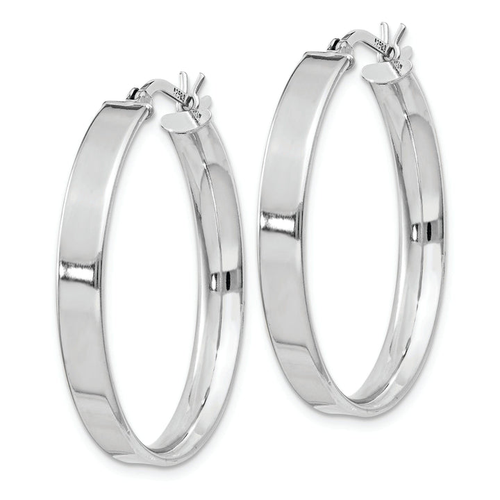 Lovely Rita's Earrings Sterling Silver Polished Finish Hinged Earrings