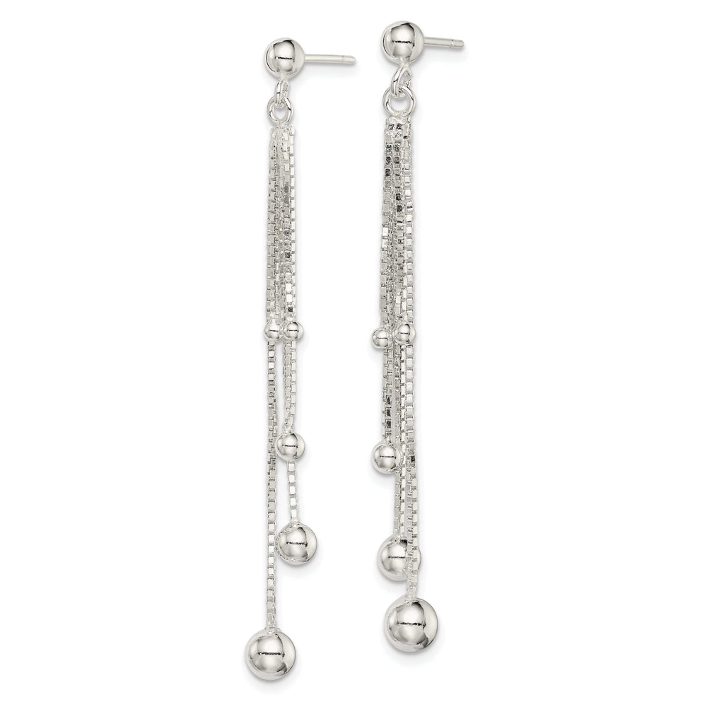 Lovely Rita's Earrings Sterling Silver Wind Chime Dangle Post Earrings