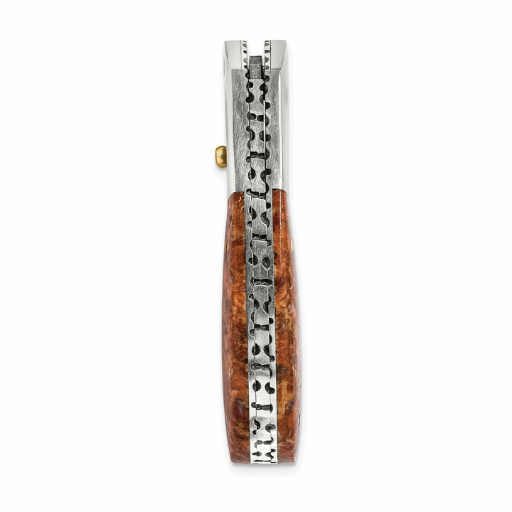 Lovely Rita's Knife Collection Damascus Steel 256 Layer Folding Compressed Red Coral Chips Handle Knife
