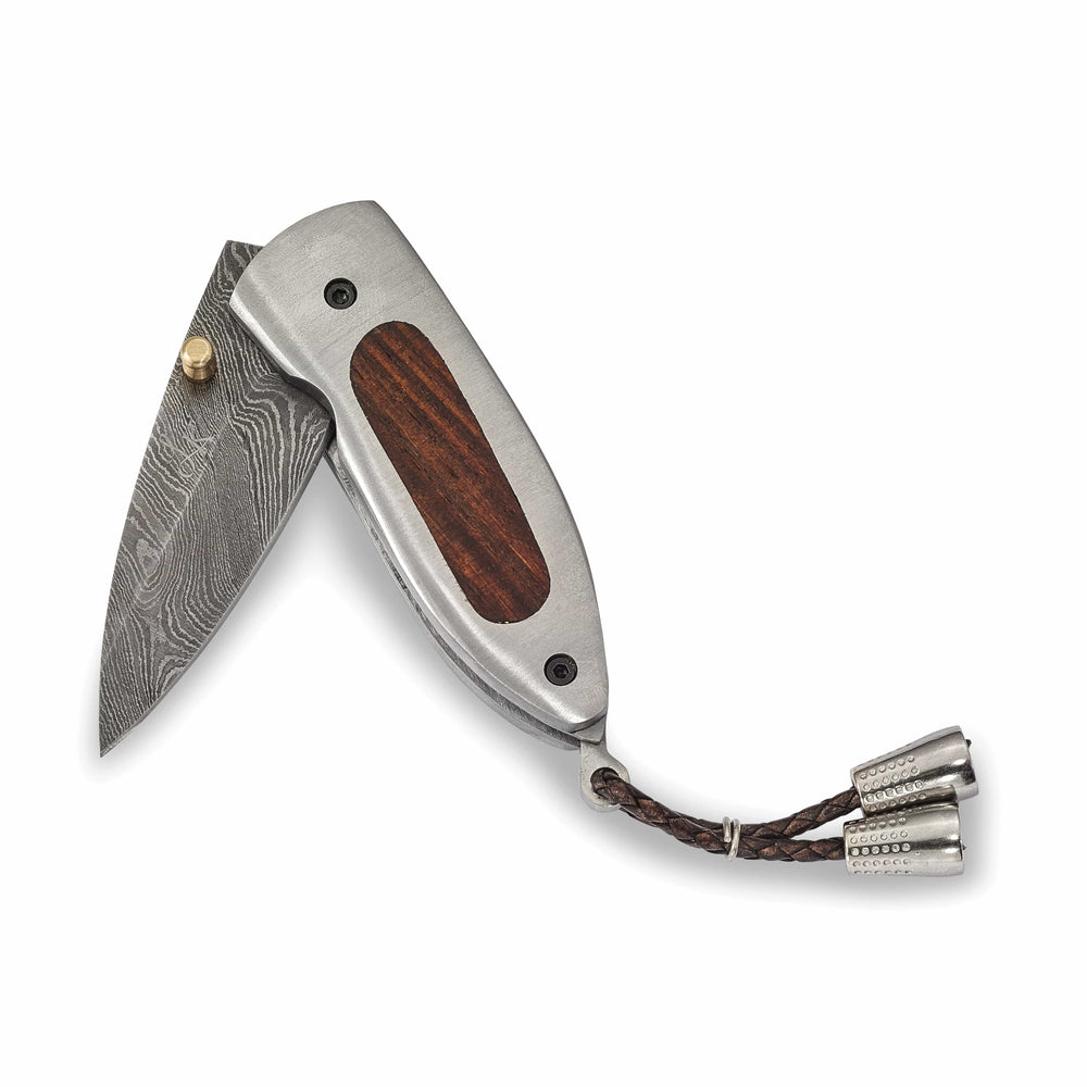 Lovely Rita's Knife Collection Damascus Steel Blade Tali Wood Handle Knife