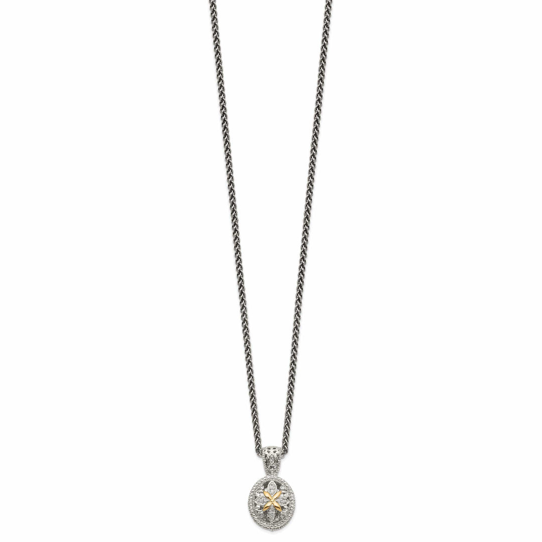 Shey Couture Necklaces Sterling Silver Gold Diamond Necklace