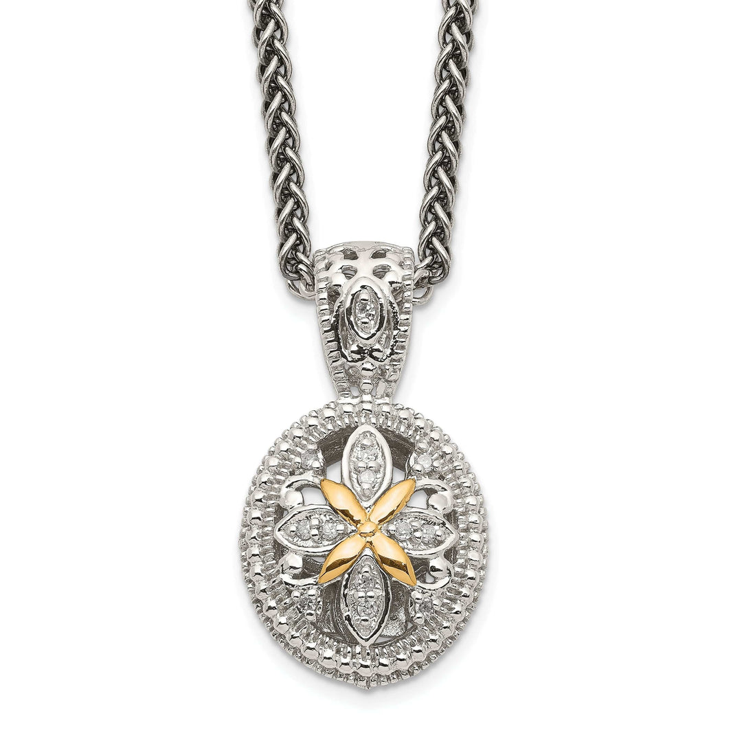Shey Couture Necklaces Sterling Silver Gold Diamond Necklace