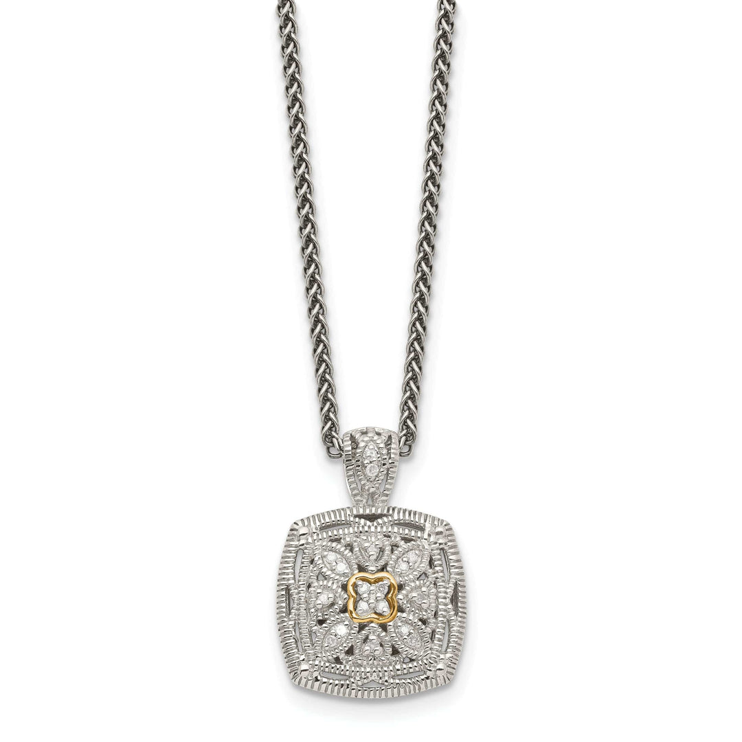 Shey Couture Necklaces Sterling Silver Gold Diamond Necklace