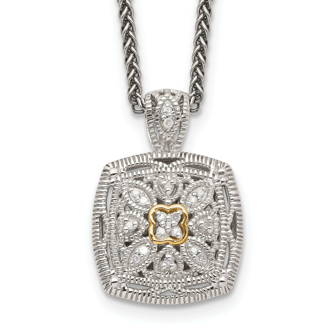 Shey Couture Necklaces Sterling Silver Gold Diamond Necklace