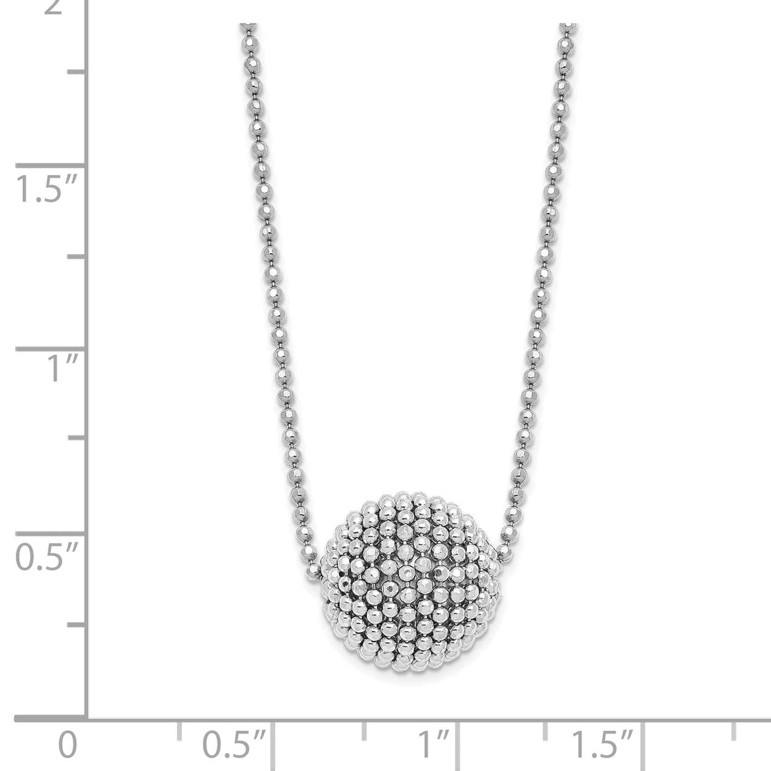 Lovely Rita's Necklaces Sterling Silver Polished D.C Necklace