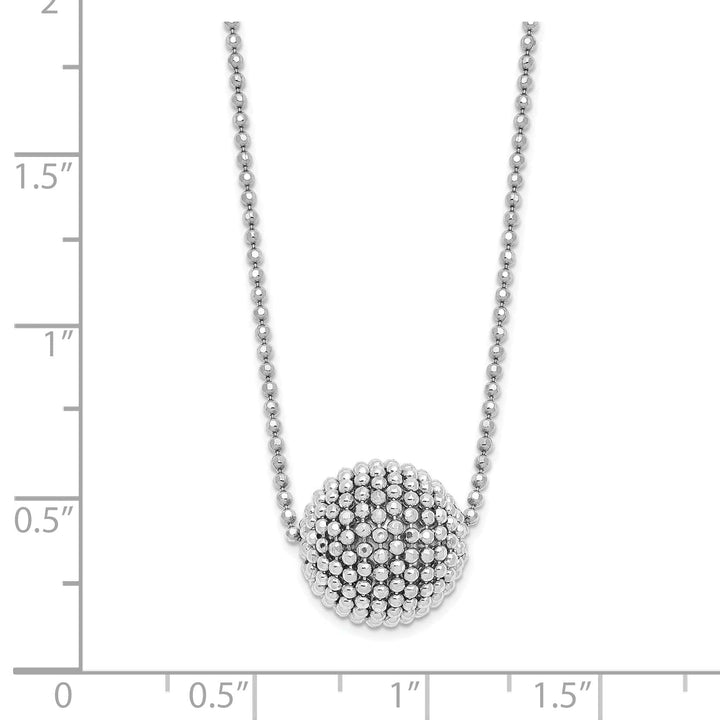 Lovely Rita's Necklaces Sterling Silver Polished D.C Necklace