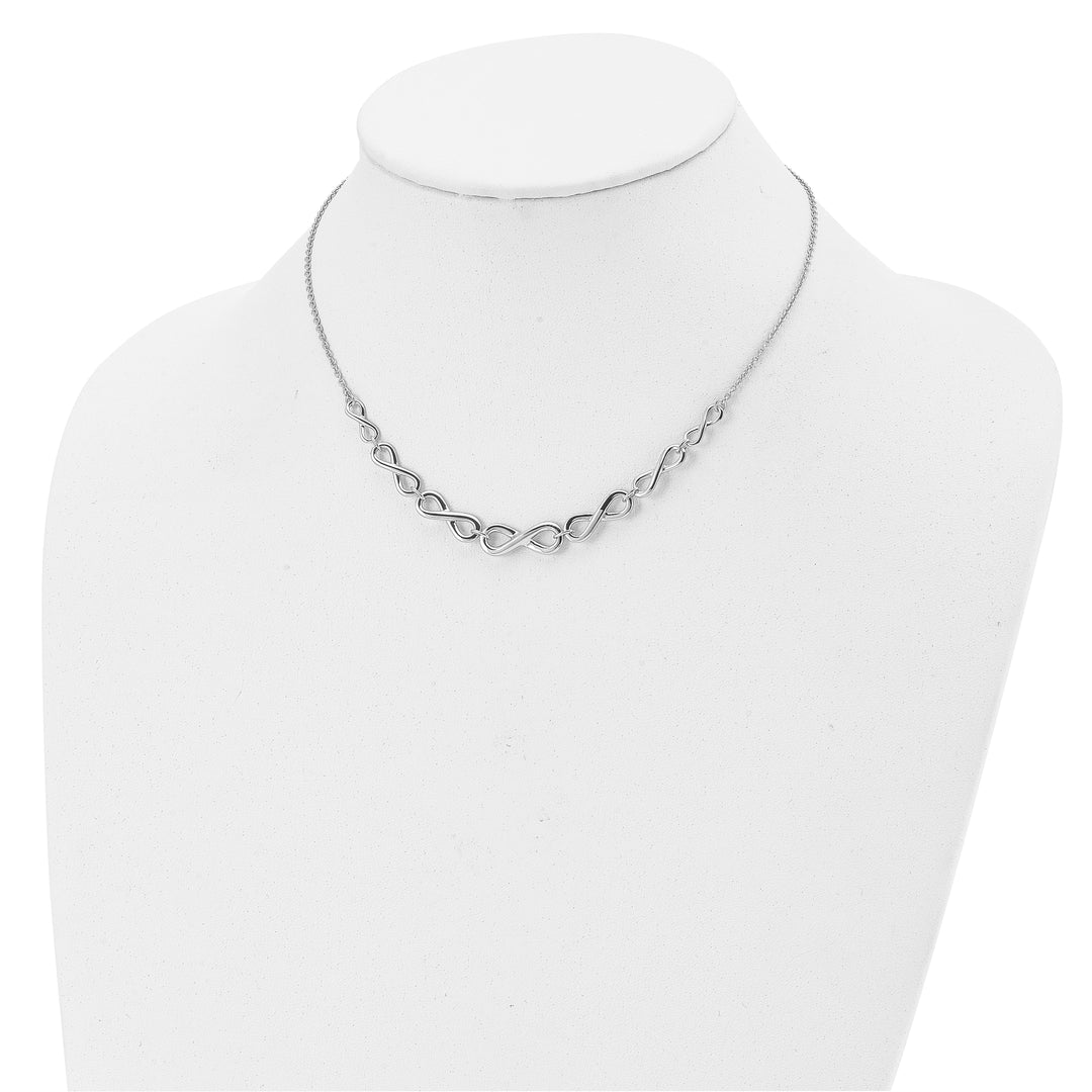 Lovely Rita's Necklaces Sterling Silver Polished Infinity Necklace