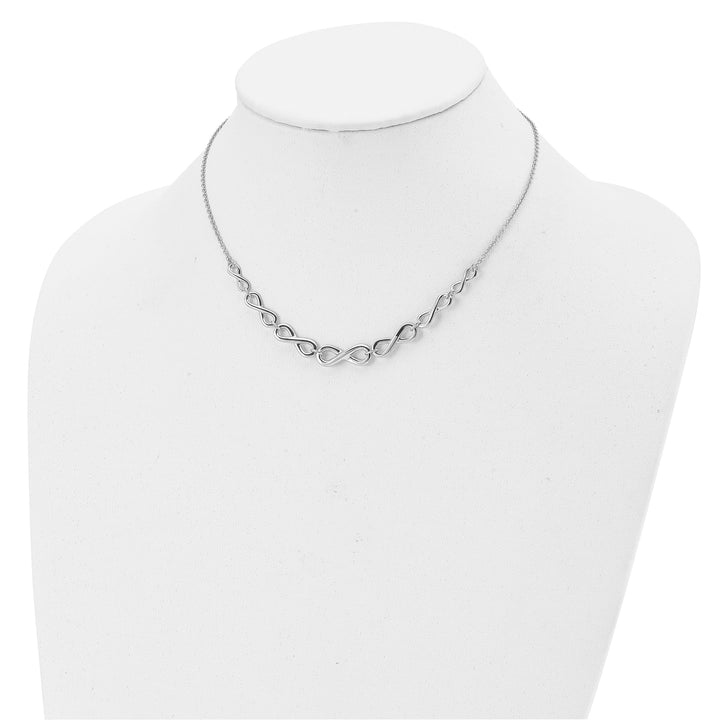 Lovely Rita's Necklaces Sterling Silver Polished Infinity Necklace