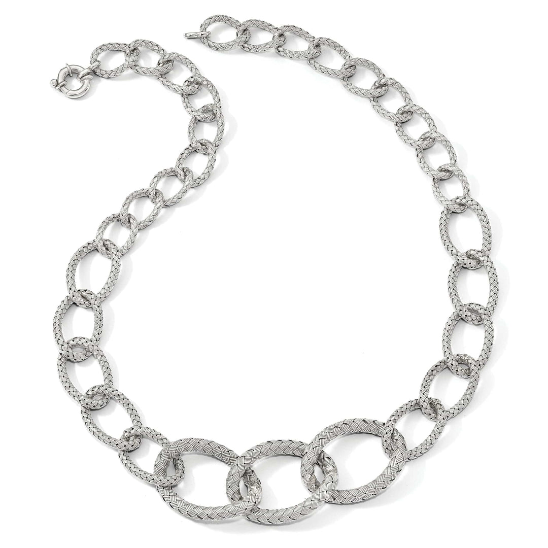 Lovely Rita's Necklaces Sterling Silver Woven Necklace
