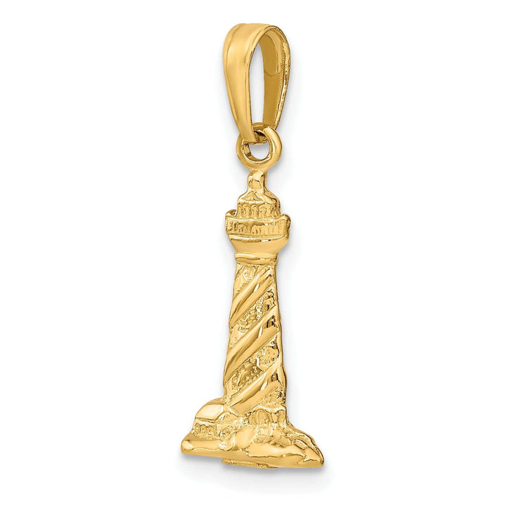 Lovely Rita's Pendants & Charms 14k Yellow Gold 3-D St. Augustine Lighthouse Pendant