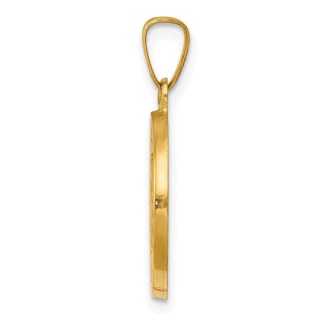 Lovely Rita's Pendants & Charms 14k Yellow Gold Divino Nino Medal Pendant