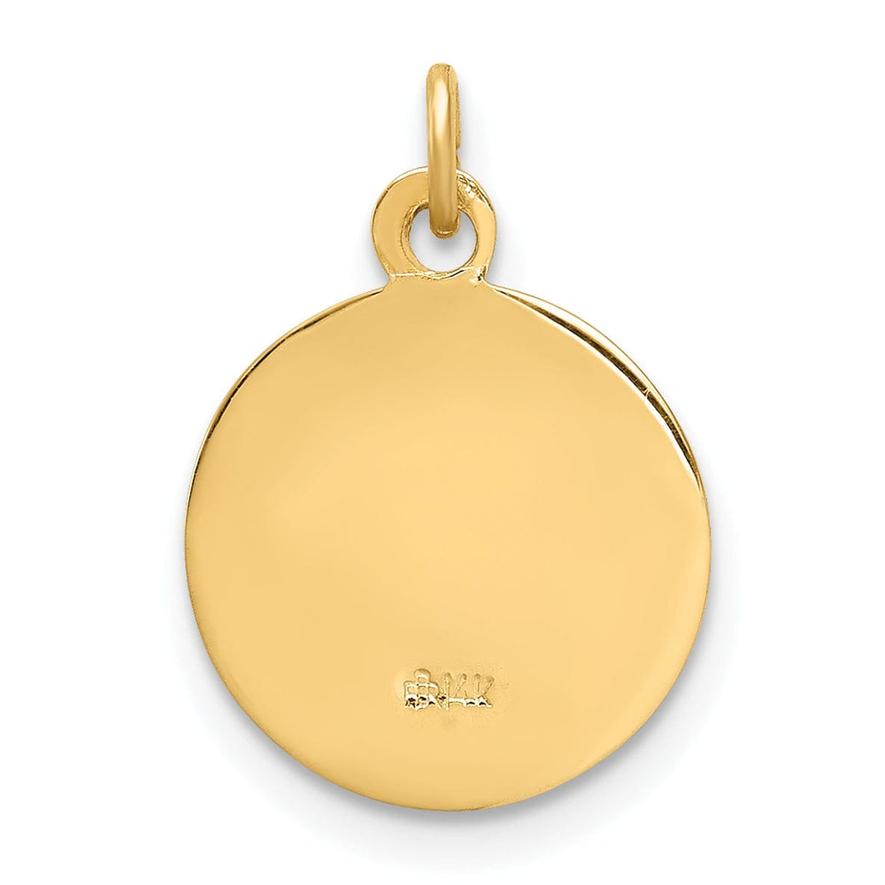 Lovely Rita's Pendants & Charms 14k Yellow Gold Holy Spirit Medal Pendant