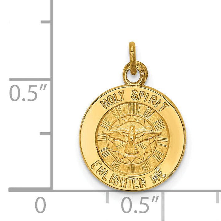 Lovely Rita's Pendants & Charms 14k Yellow Gold Holy Spirit Medal Pendant