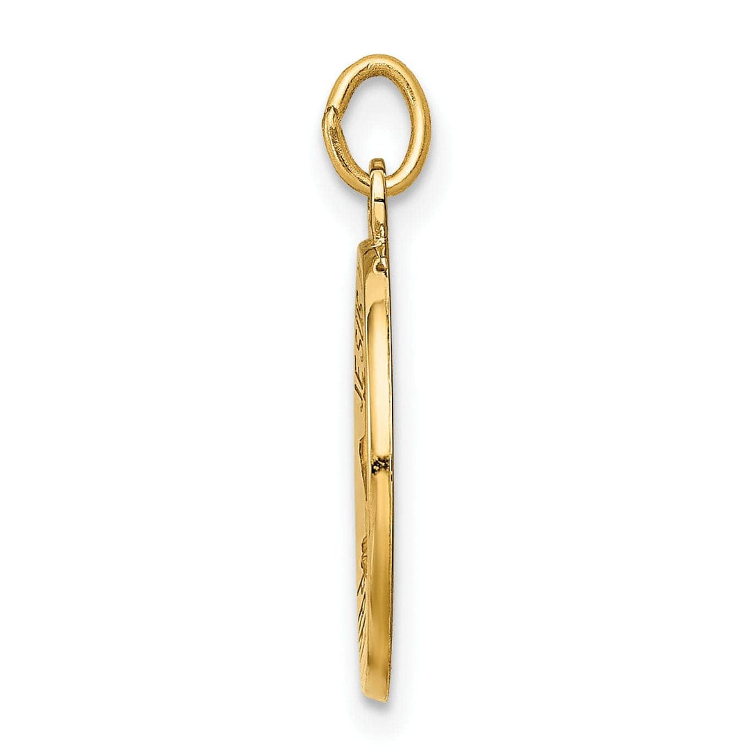 Lovely Rita's Pendants & Charms 14k Yellow Gold Jesus Mary Joseph Medal Pendant
