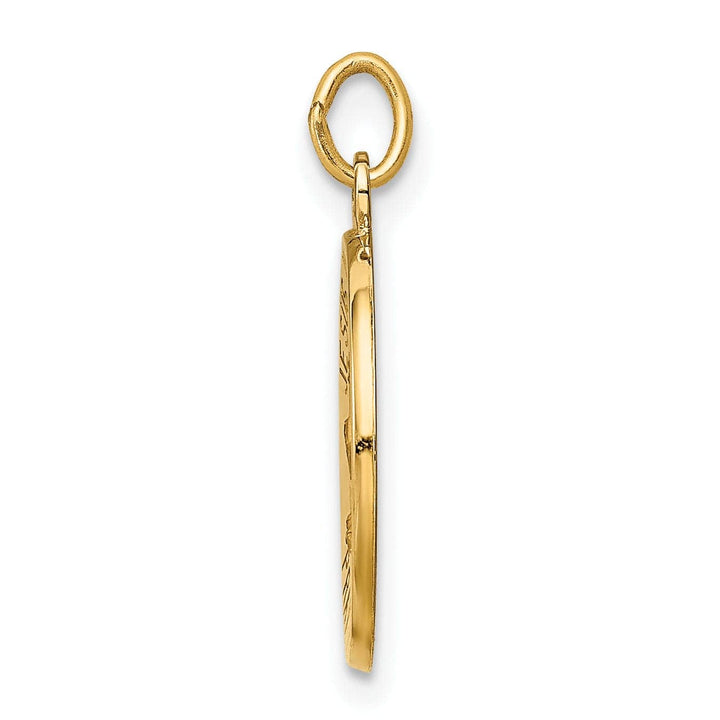 Lovely Rita's Pendants & Charms 14k Yellow Gold Jesus Mary Joseph Medal Pendant