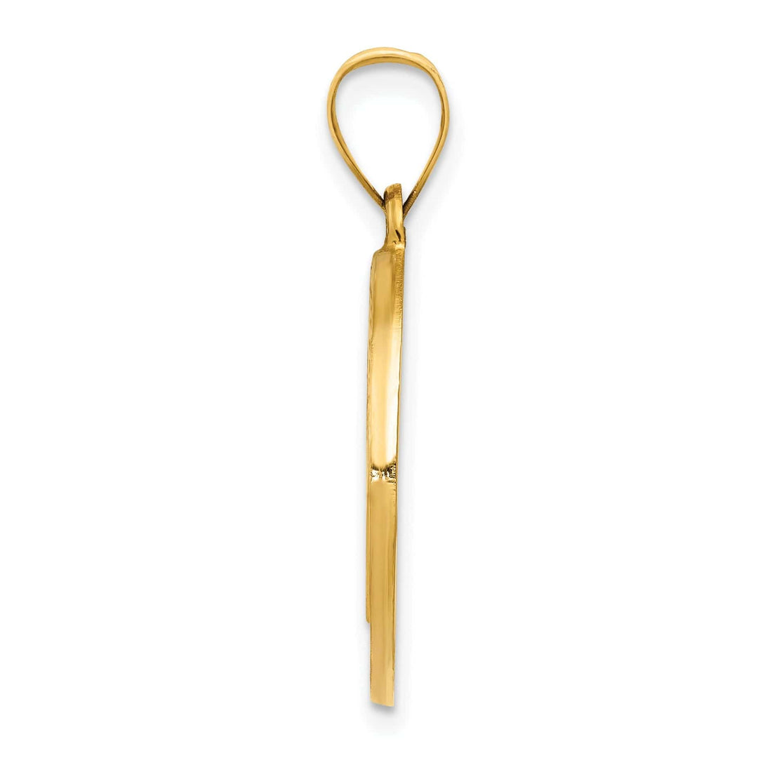 Lovely Rita's Pendants & Charms 14k Yellow Gold Medal Pendant