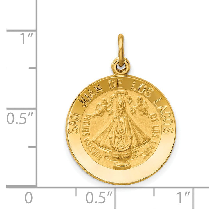 Lovely Rita's Pendants & Charms 14k Yellow Gold Our Lady of San Juan Medal
