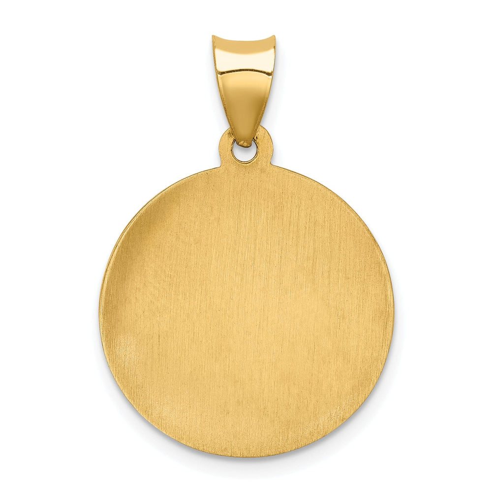 Lovely Rita's Pendants & Charms 14k Yellow Gold Saint Gabriel Medal Pendant