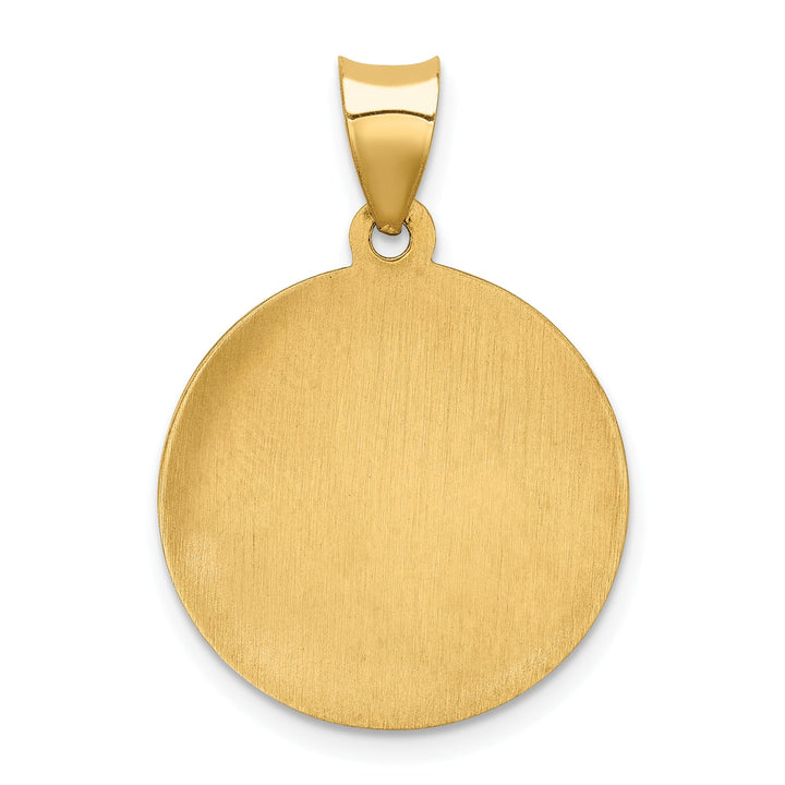 Lovely Rita's Pendants & Charms 14k Yellow Gold Saint Gabriel Medal Pendant