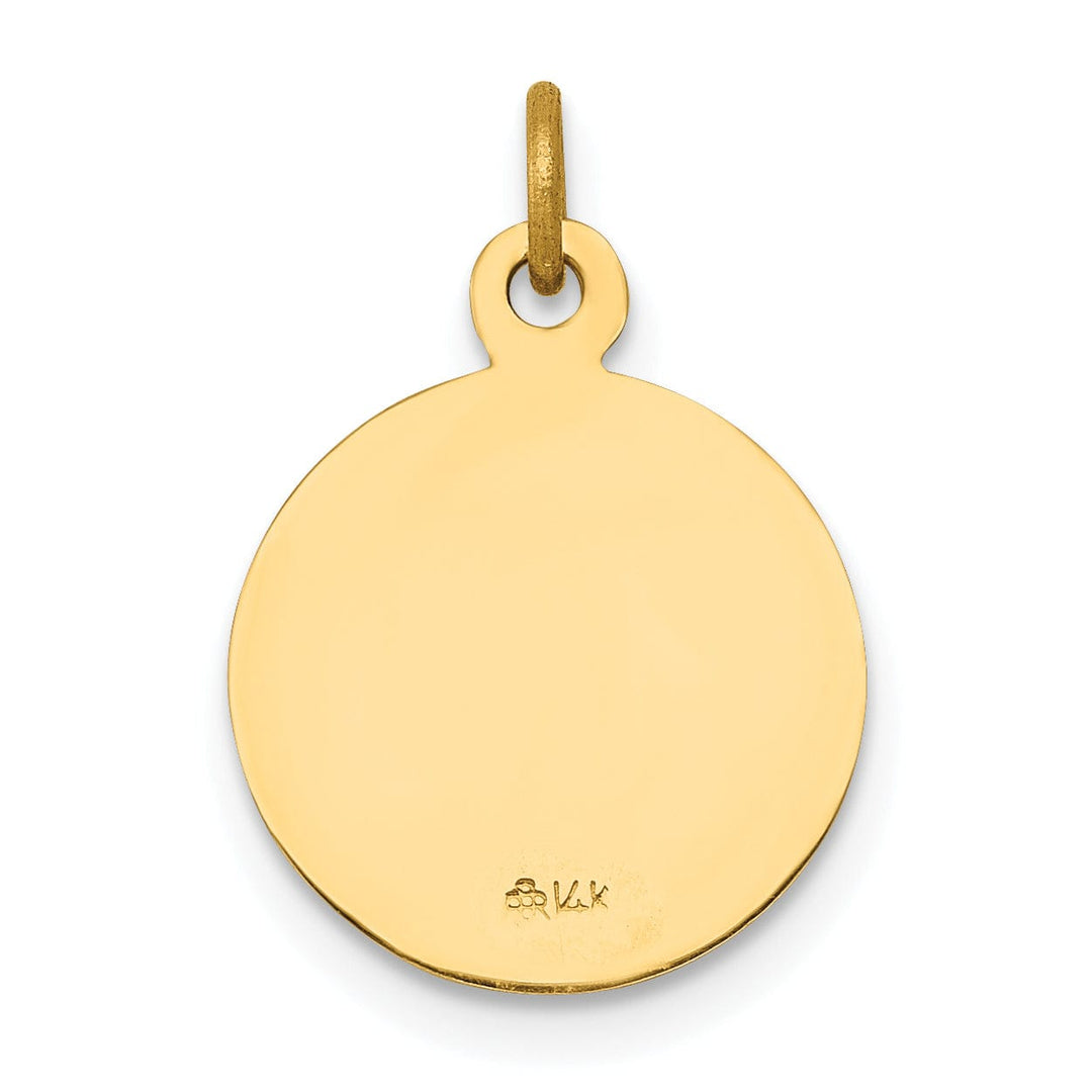 Lovely Rita's Pendants & Charms 14k Yellow Gold Saint Joseph Medal Pendant