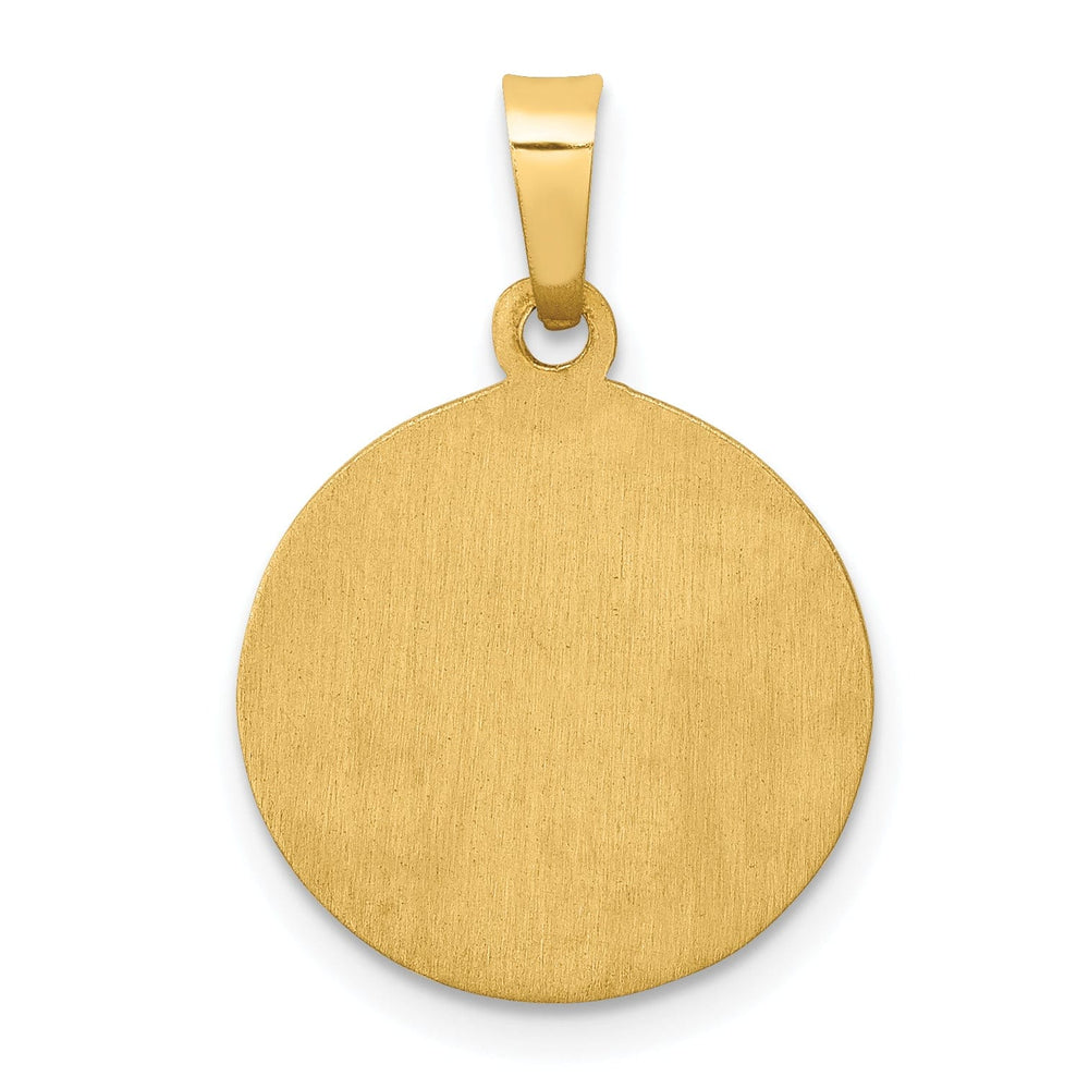 Lovely Rita's Pendants & Charms 14k Yellow Gold Saint Lucy Medal Pendant