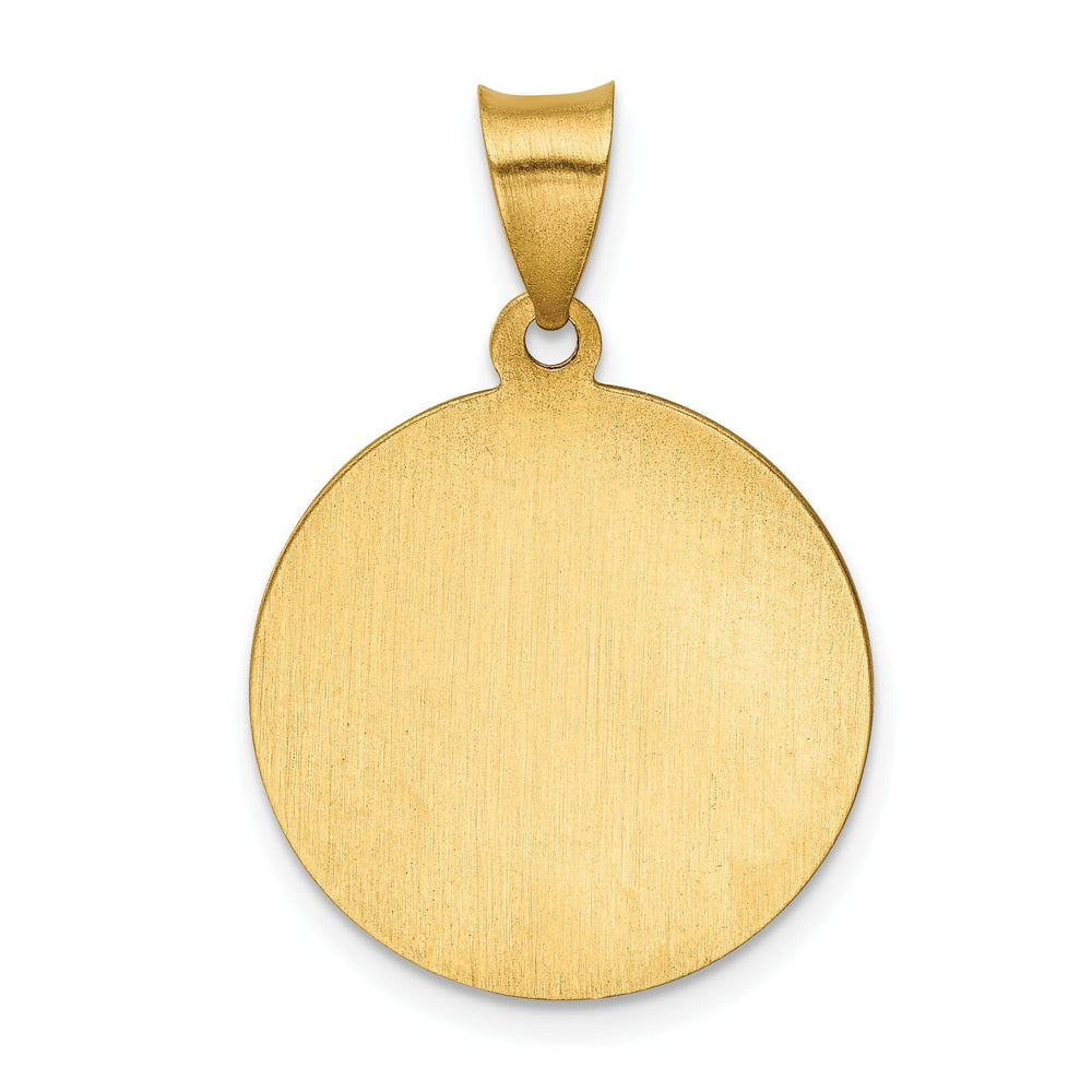 Lovely Rita's Pendants & Charms 14k Yellow Gold Saint Peregrine Medal Pendant