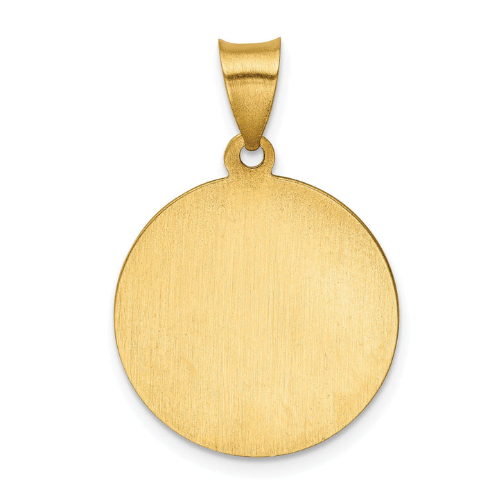 Lovely Rita's Pendants & Charms 14k Yellow Gold Saint Peregrine Medal Pendant