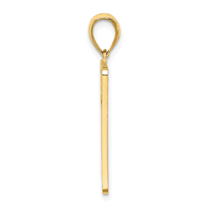 Lovely Rita's Pendants & Charms 14k Yellow Gold Solid 0 KEY WEST Mile Marker Pendant