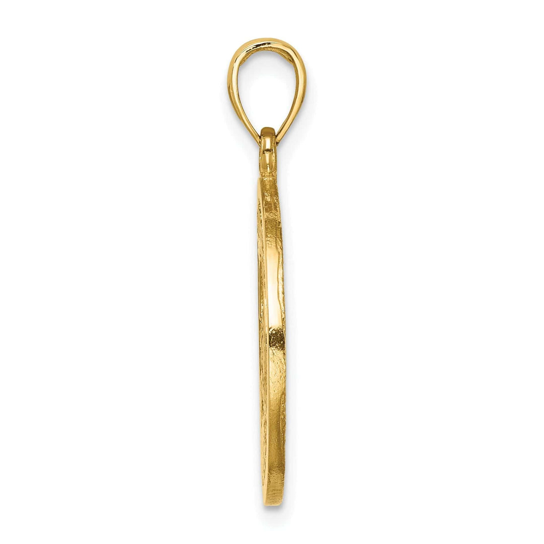 Lovely Rita's Pendants & Charms 14K Yellow Gold ST. LUCIA Twin Peaks Pitons Mountains Pendant