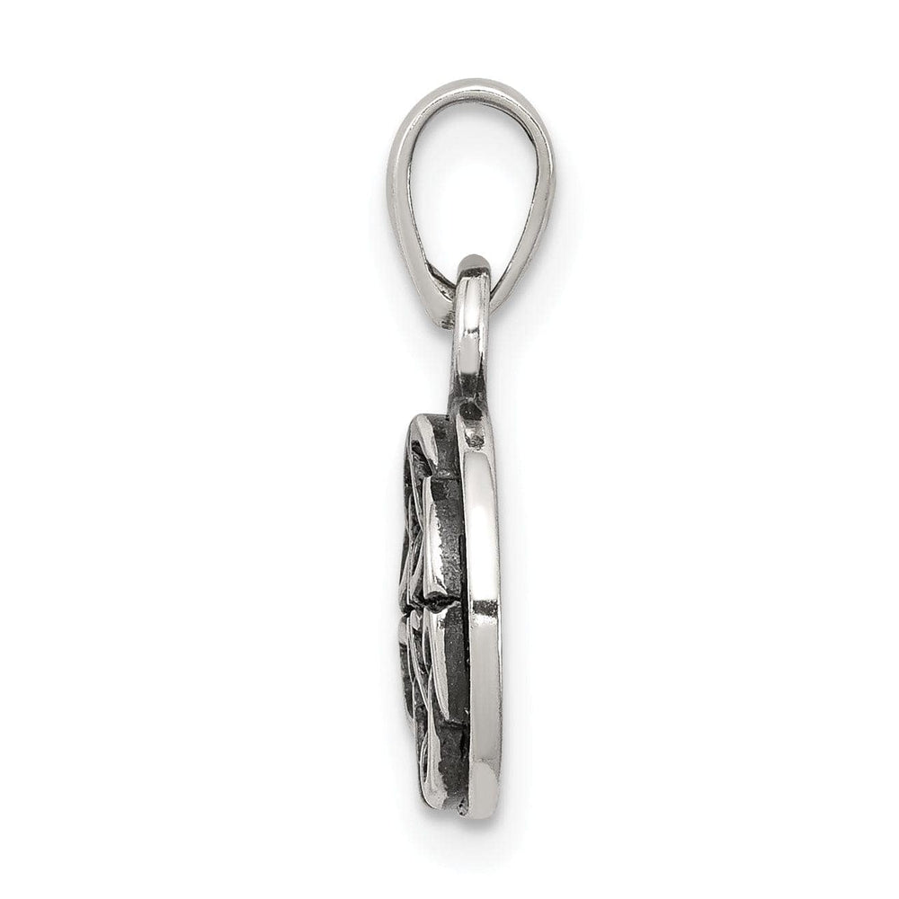 Lovely Rita's Pendants & Charms Silver Polished Antiqued Finish Celtic Charm
